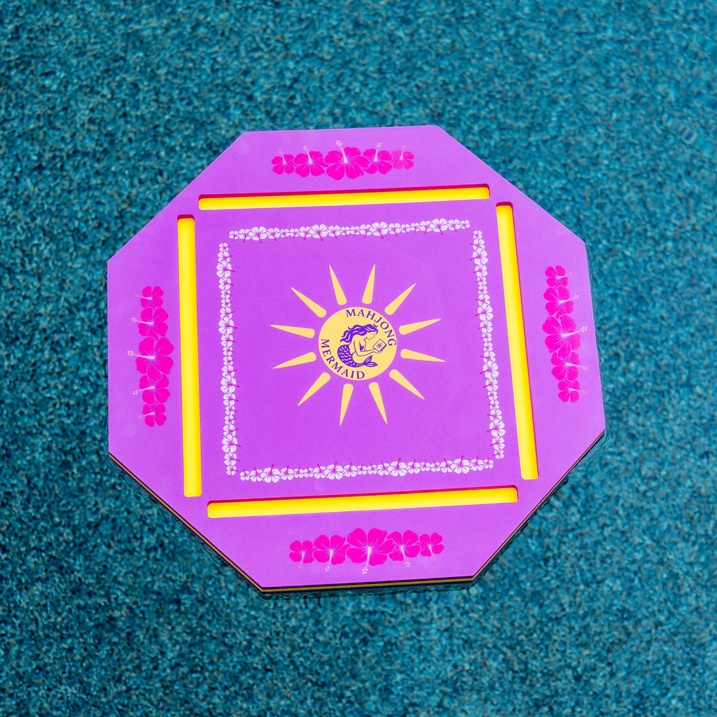 Spa Mermaid Mahj Mat – Purple - In Stock!