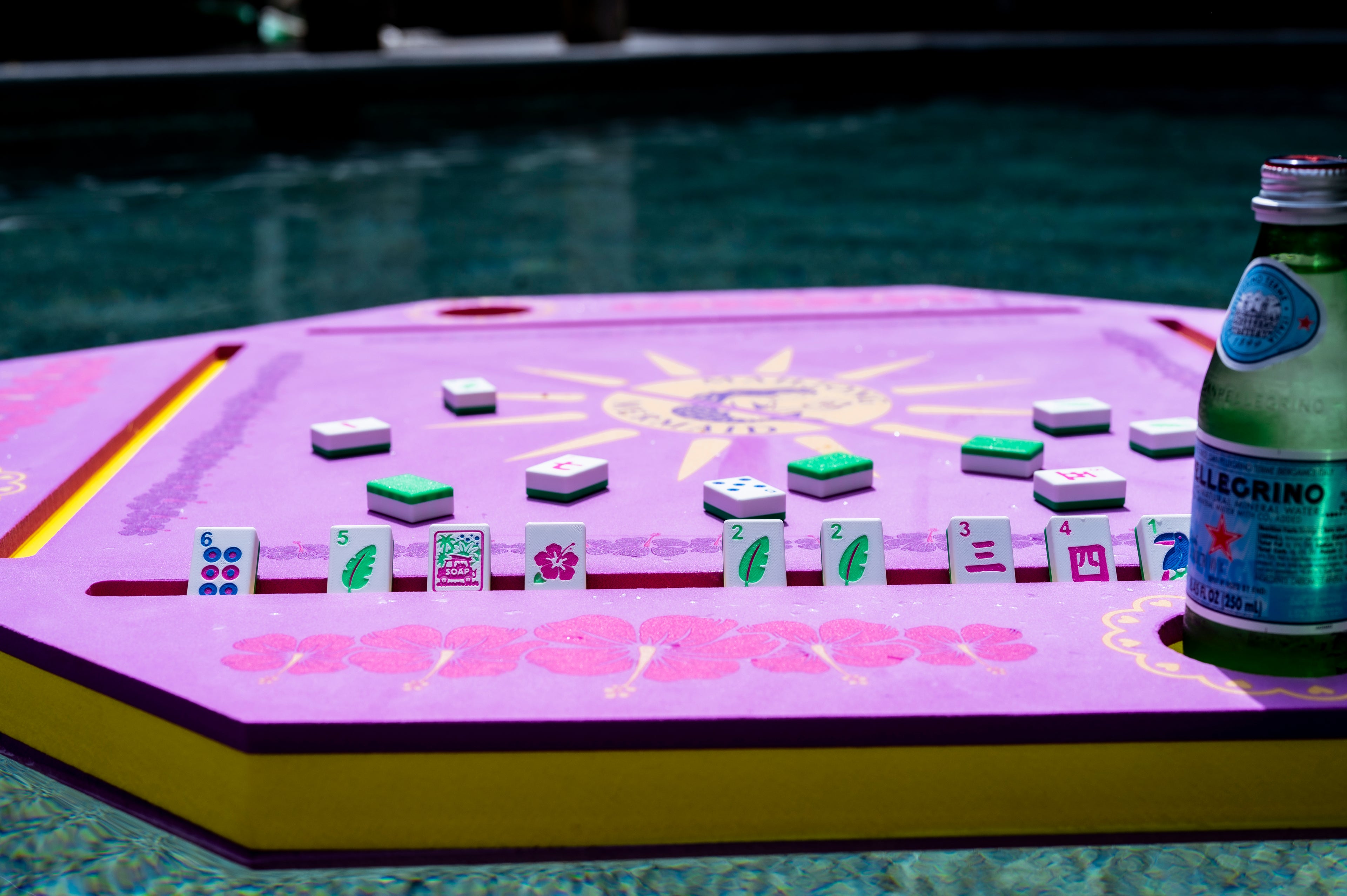 Classic Mermaid Mahj Mat – Purple - In Stock!