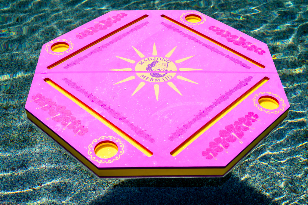 Classic Mermaid Mahj Mat – Purple