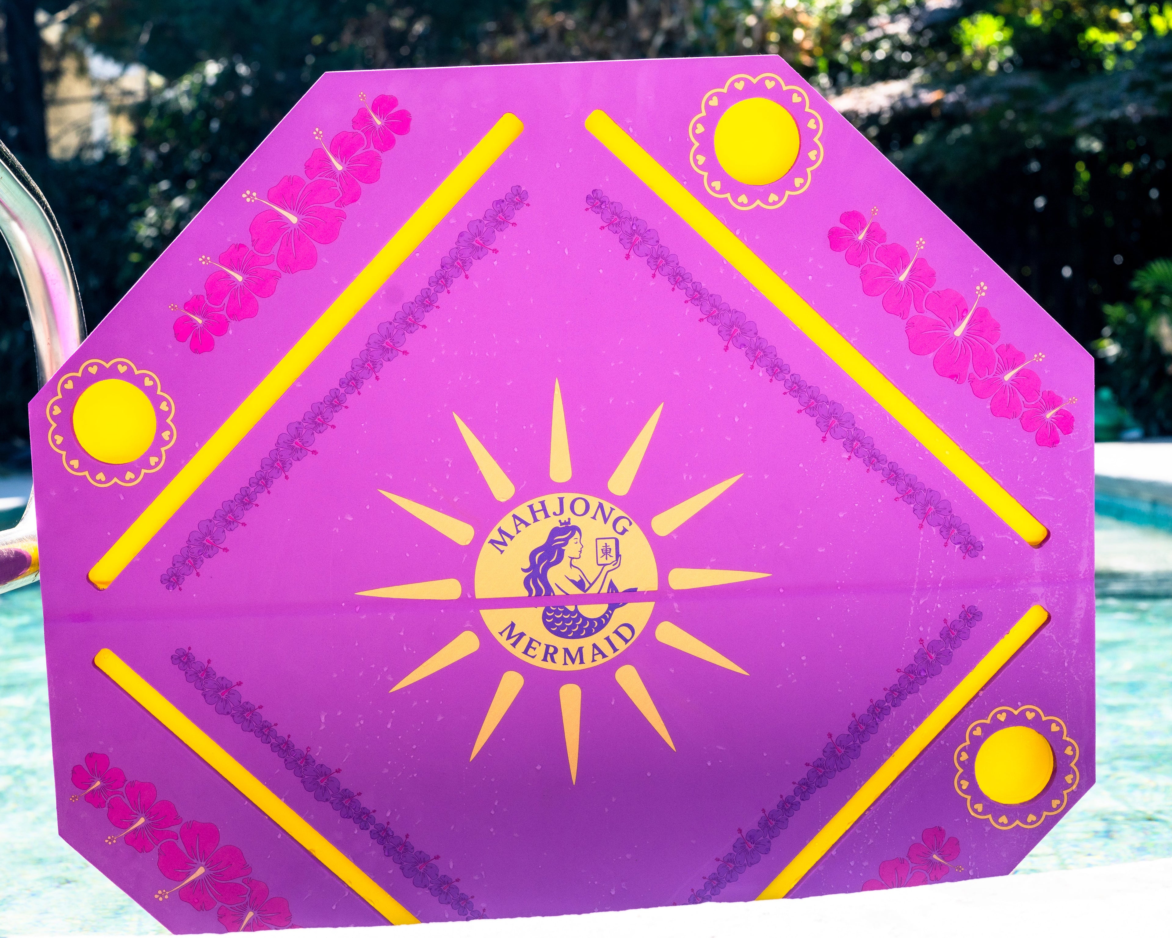 Classic Mermaid Mahj Mat – Purple - In Stock!