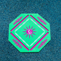 Spa Mermaid Mahj Mat - Green - In Stock!
