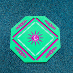 Spa Mermaid Mahj Mat - Green - In Stock!